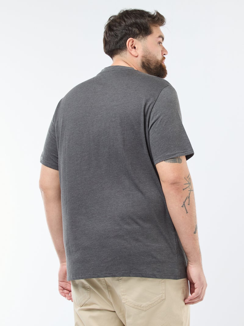 T-shirt puro cotone GRIGIO - Kiabi
