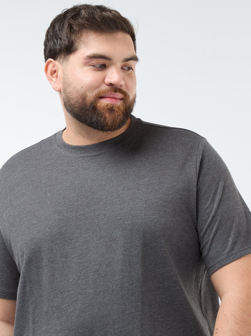 T-shirt puro cotone GRIGIO - Kiabi