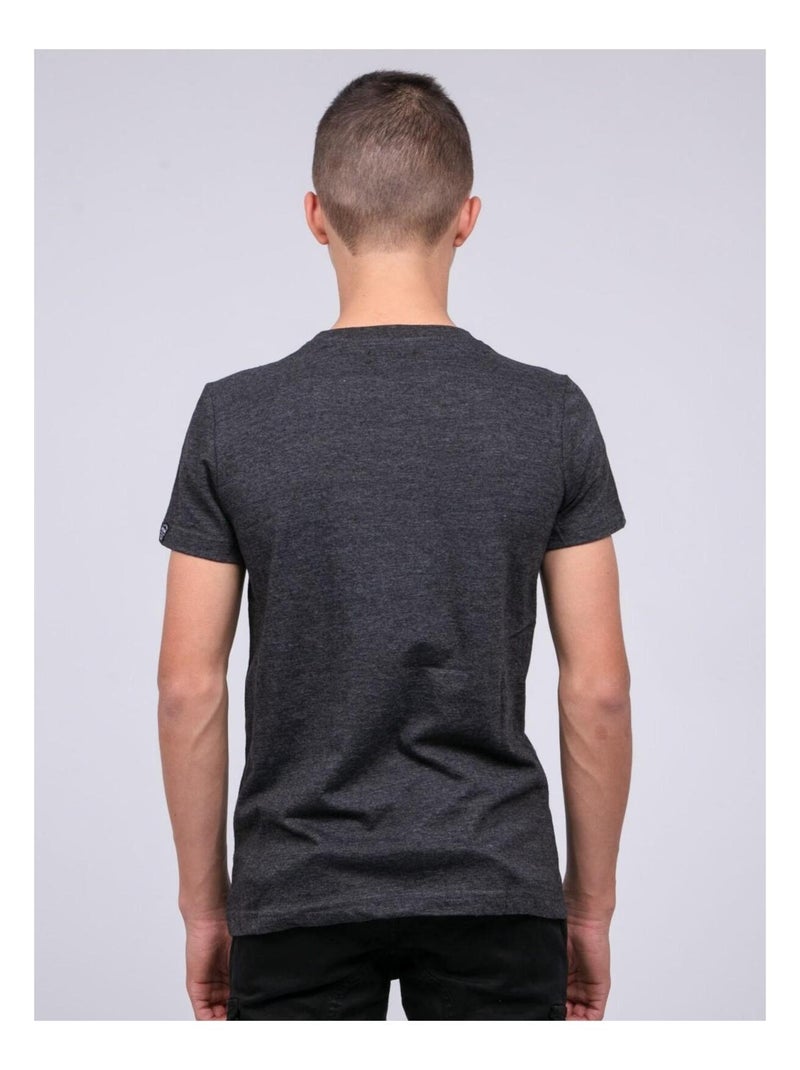 T-shirt puro cotone JOCTURNE-J Grigio scuro - Kiabi