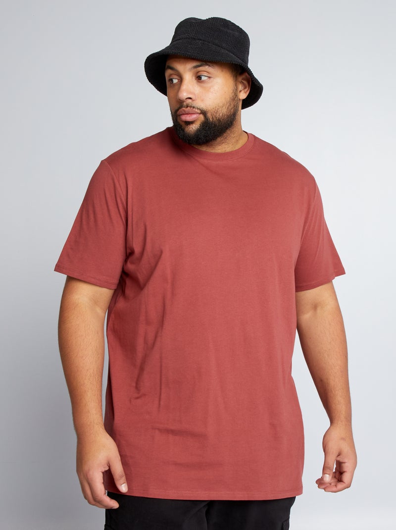 T-shirt puro cotone ROSSO - Kiabi