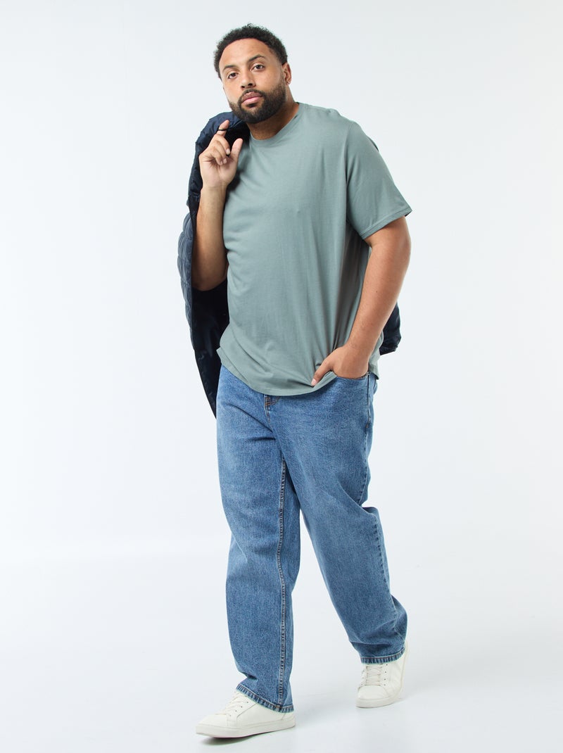 T-shirt puro cotone Verde - Kiabi