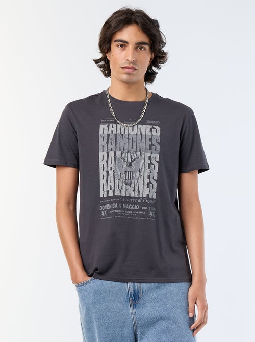 T-shirt \'Ramones\' a maniche corte - Kiabi