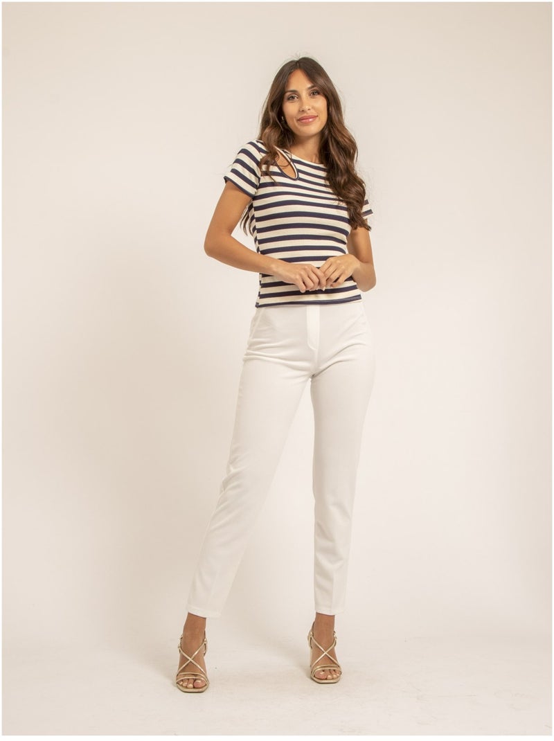 T-shirt rayures FEDERINE Blu marino - Kiabi