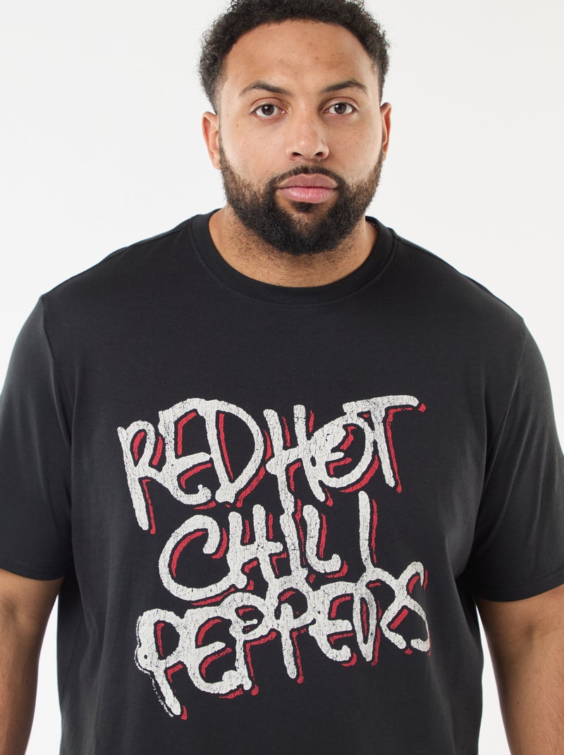 T-shirt 'Red Hot Chili Peppers' a maniche corte Nero - Kiabi