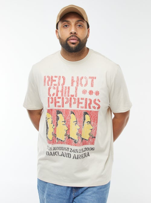 T-shirt 'Red hot chili Peppers' Maniche t-shirt a maniche corte - - Kiabi