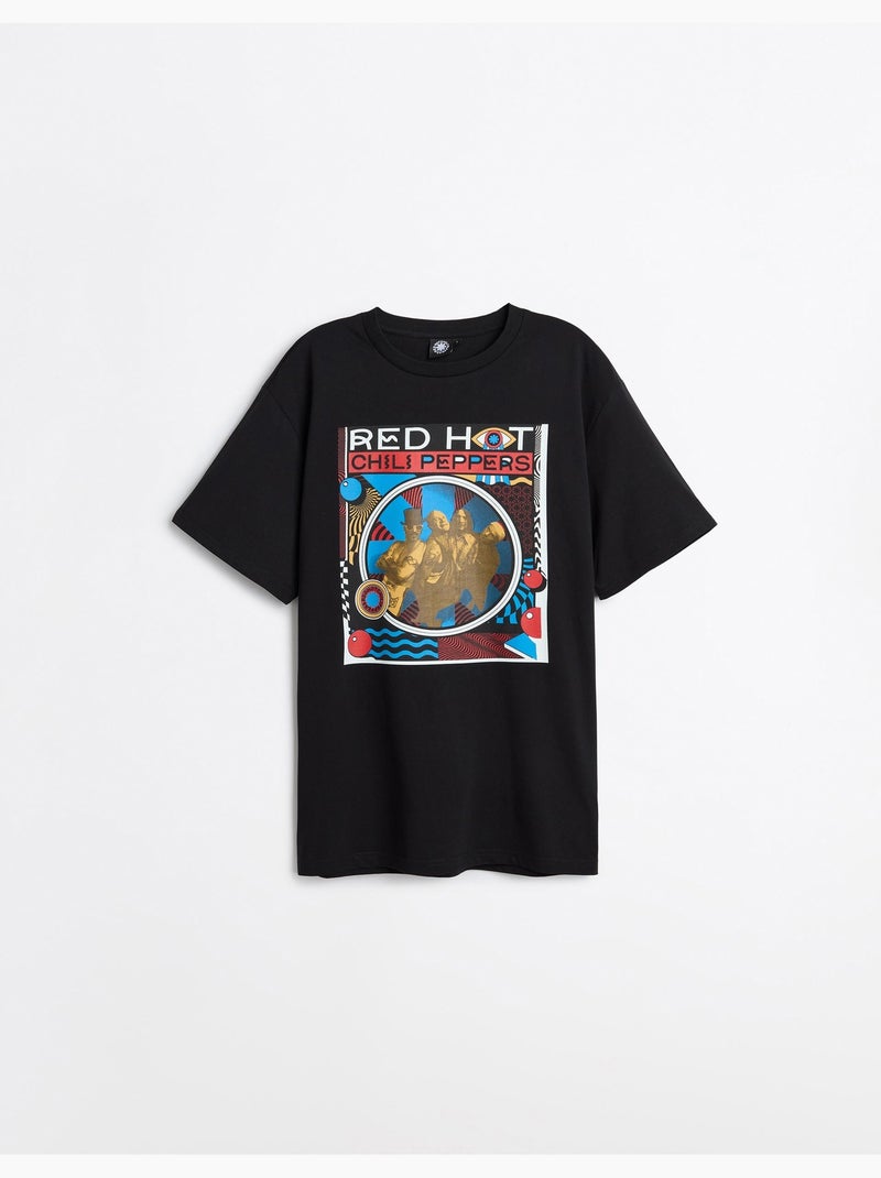 T-shirt Red Hot Chili Peppers, MO Fashion Nero - Kiabi