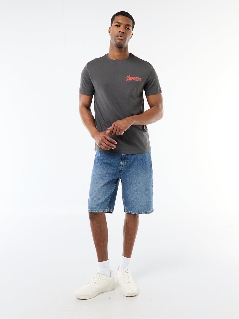 T-shirt regular 'Avengers' Grigio - Kiabi