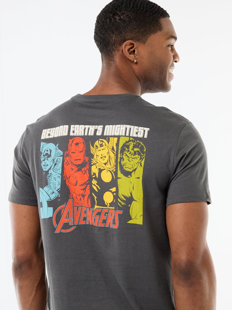 T-shirt regular 'Avengers' Grigio - Kiabi