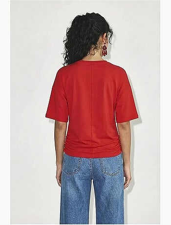 T-shirt regular fit con girocollo lucci