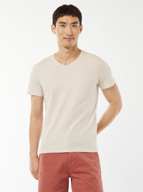 T-shirt regular stretch - Kiabi