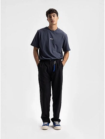 T-shirt relaxed fit con stampa logo e girocollo giesto