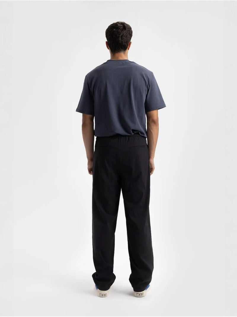 T-shirt relaxed fit con stampa logo e girocollo giesto Blu marino - Kiabi