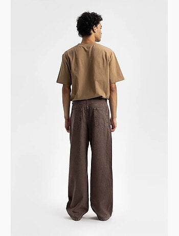 T-shirt relaxed fit con stampa logo e girocollo giesto