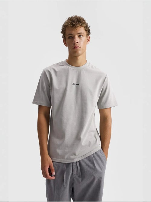 T-shirt relaxed fit con stampa logo e girocollo giesto - Kiabi T-shirt relaxed fit con stampa logo e girocollo giesto - Kiabi