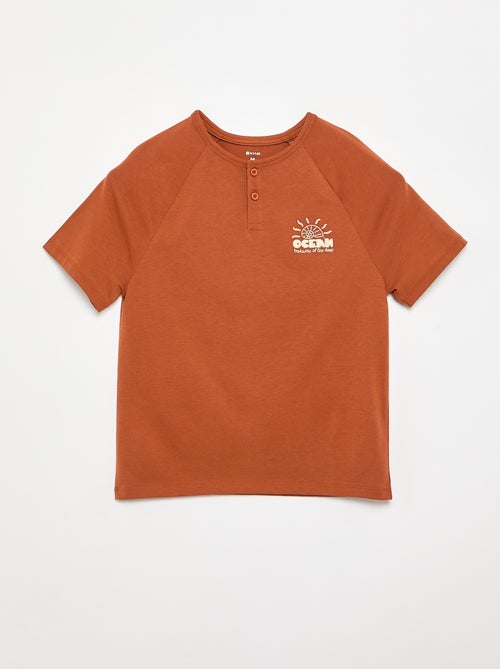 T-shirt ricamata a maniche corte - Kiabi T-shirt ricamata a maniche corte - Kiabi