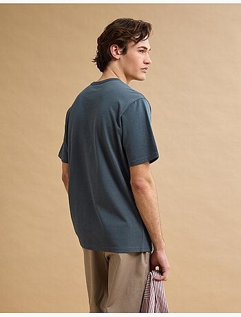 T-shirt ricamata in maglia pesante, MO Fashion