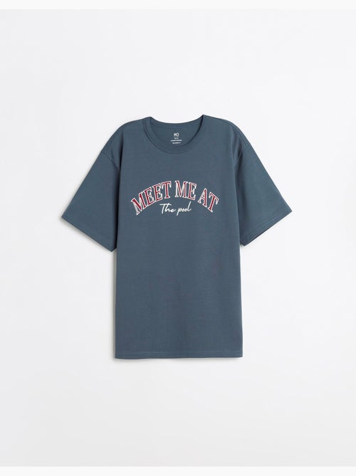 T-shirt ricamata in maglia pesante, MO Fashion - Kiabi