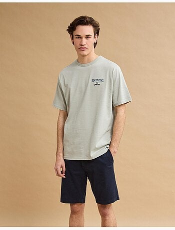 T-shirt ricamata in maglia pesante, MO Fashion