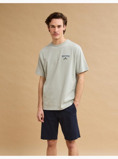 T-shirt ricamata in maglia pesante, MO Fashion - Kiabi