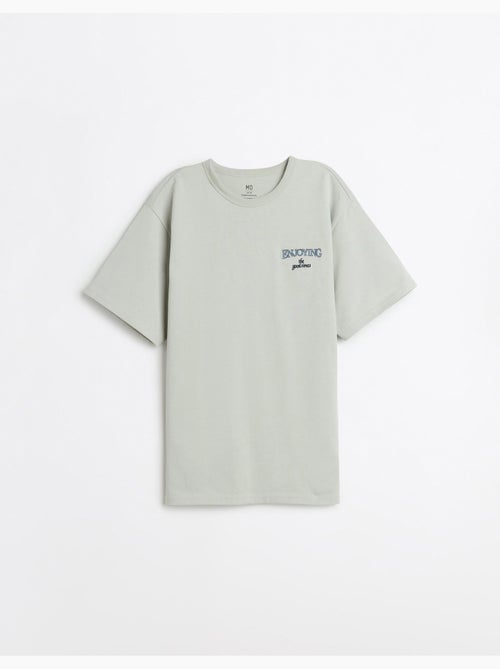 T-shirt ricamata in maglia pesante, MO Fashion - Kiabi