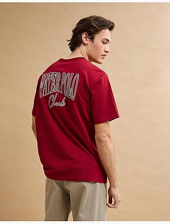 T-shirt ricamata in maglia pesante, MO Fashion