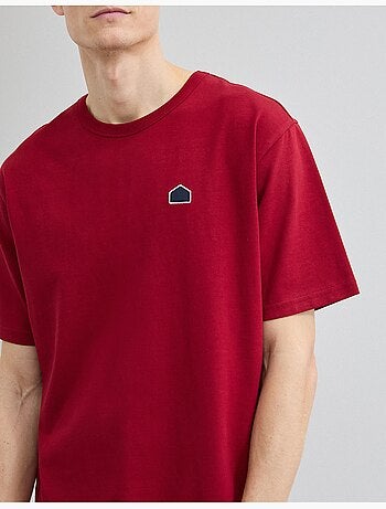 T-shirt ricamata in maglia pesante, MO Fashion