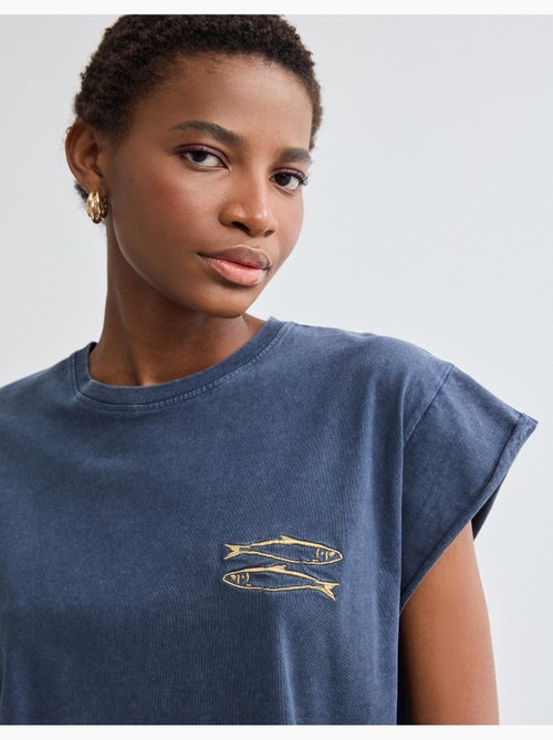 T-shirt ricamata, MO Fashion - Kiabi