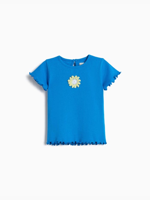 T-shirt ricamo floreale, MO Fashion - Kiabi