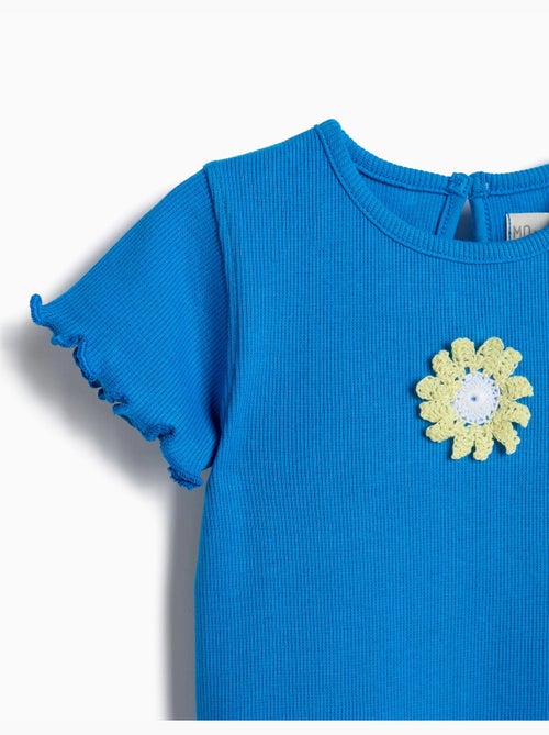T-shirt ricamo floreale, MO Fashion - Kiabi