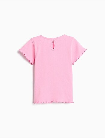 T-shirt ricamo floreale, MO Fashion