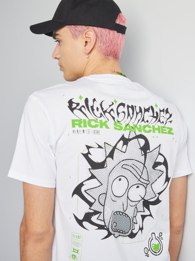 T-shirt 'Rick and Morty' bianco - Kiabi