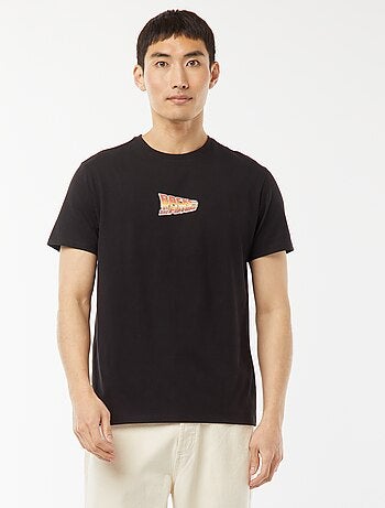 T-shirt 'Ritorno al futuro' con stampa fronte/retro