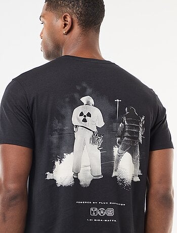 T-shirt 'Ritorno al futuro' stampato fronte/retro