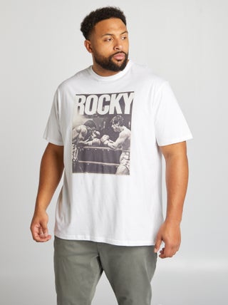 T-shirt Rocky Balboa scollo tondo