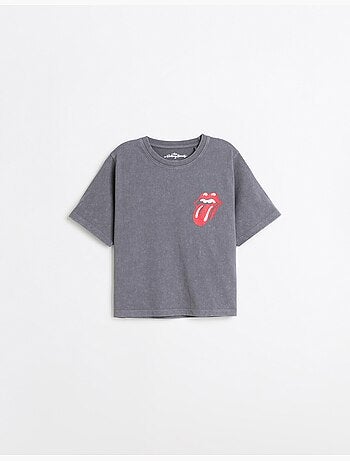 T-shirt rolling stones, mo fashion