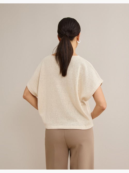 T-shirt rustica a maglia, mo fashion - Kiabi