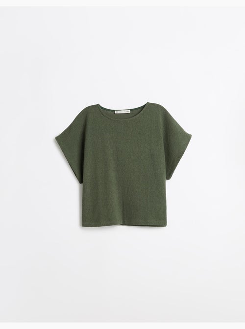 T-shirt rustica a maglia, mo fashion - Kiabi