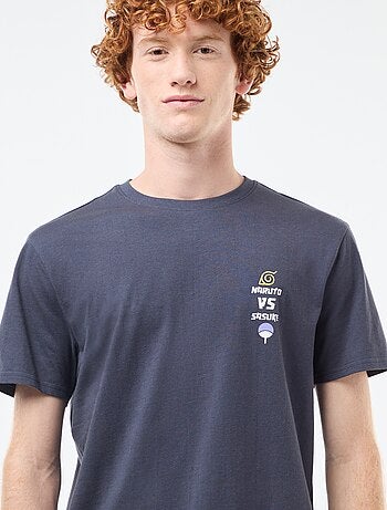 T-shirt 'Sahinler' 'Naruto Shipuden' in cotone