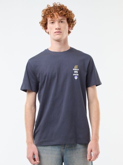 T-shirt 'Sahinler' 'Naruto Shipuden' in cotone - Kiabi
