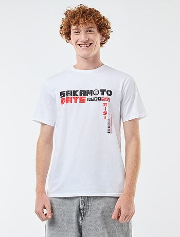 T-shirt Sahinler "Sakamoto days" in cotone
