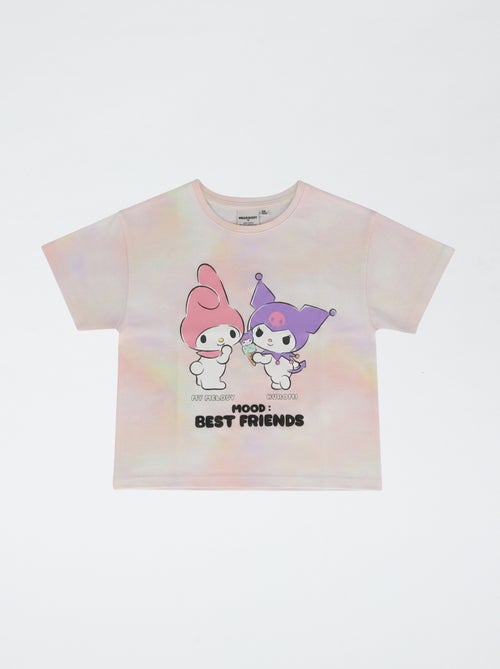 T-shirt 'Sanrio kuromi' maniche corte in cotone - Kiabi