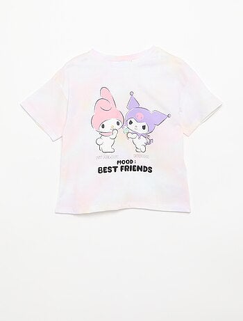 T-shirt 'Sanrio kuromi' maniche corte in cotone