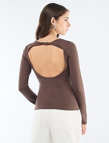 T-shirt schiena scoperta