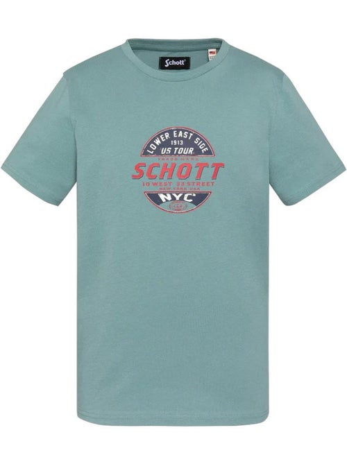 T-Shirt Schott con Stampa per Ragazzo - Kiabi T-Shirt Schott con Stampa per Ragazzo - Kiabi