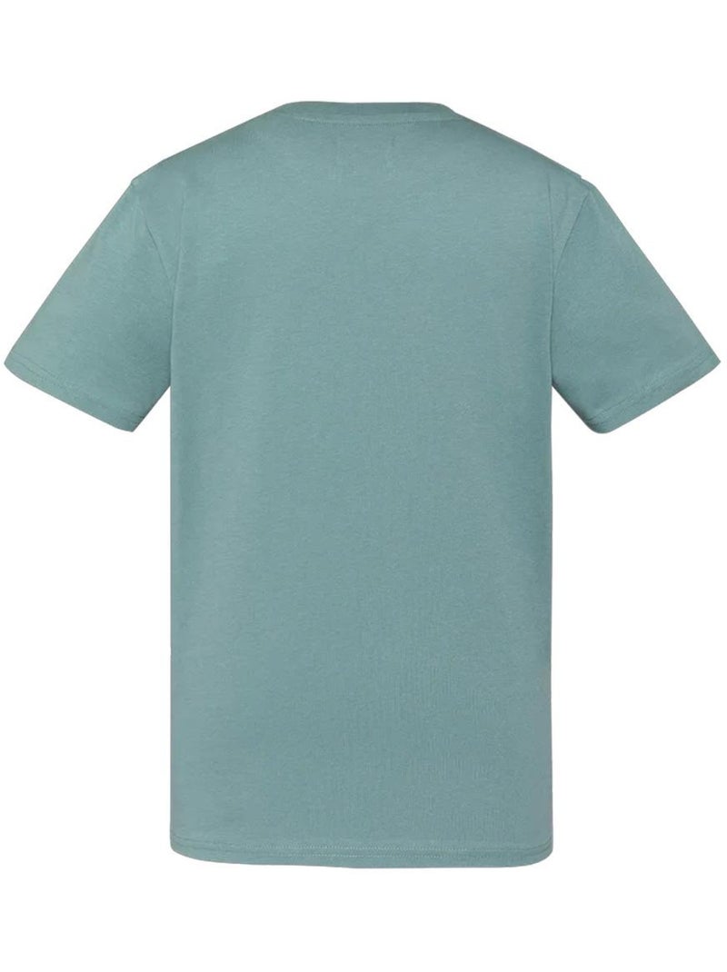 T-Shirt Schott con Stampa per Ragazzo Verde - Kiabi