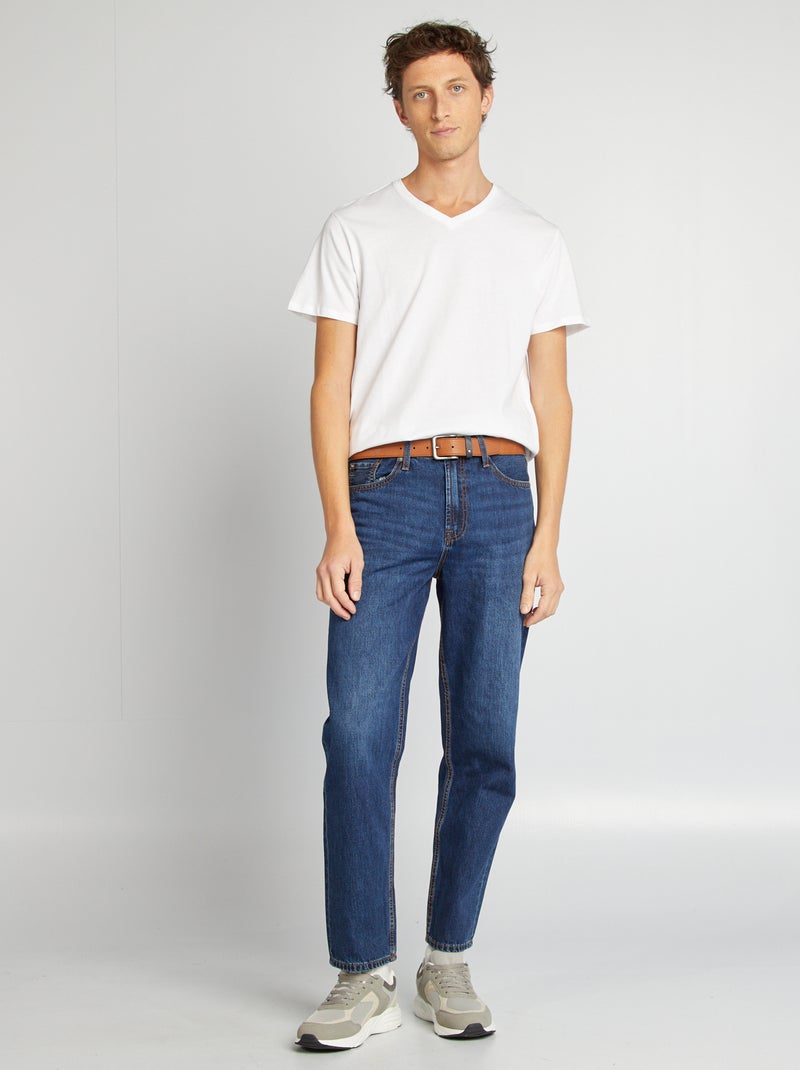 T-shirt scollo a V bianco - Kiabi