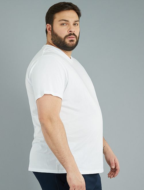 T-shirt con scollo a V da uomo - Kiabi
