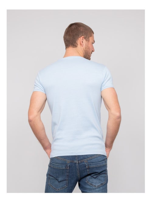 T-shirt scollo a V cotone WORKO - Kiabi