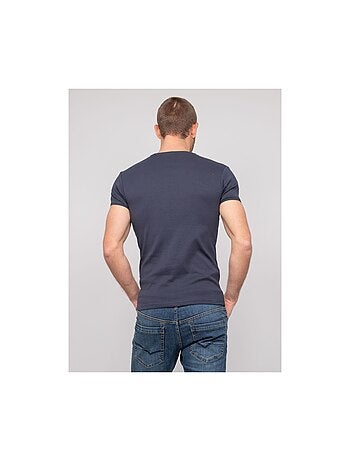 T-shirt scollo a V cotone WORKO