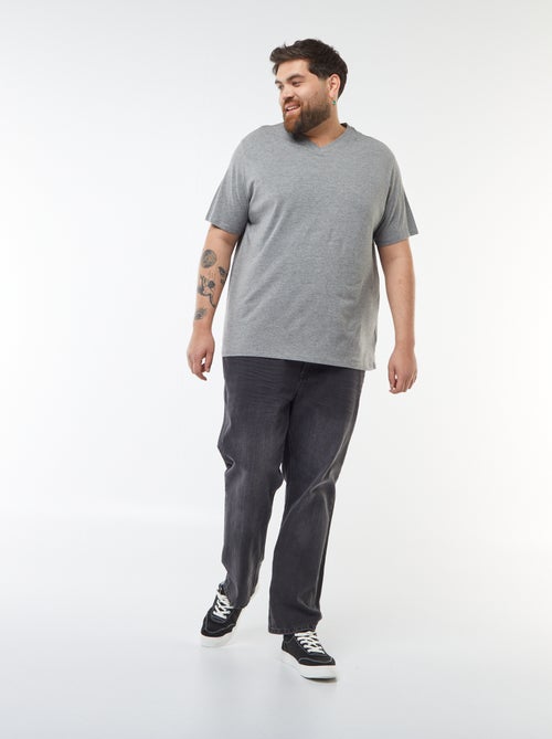 T-shirt scollo a V - Kiabi